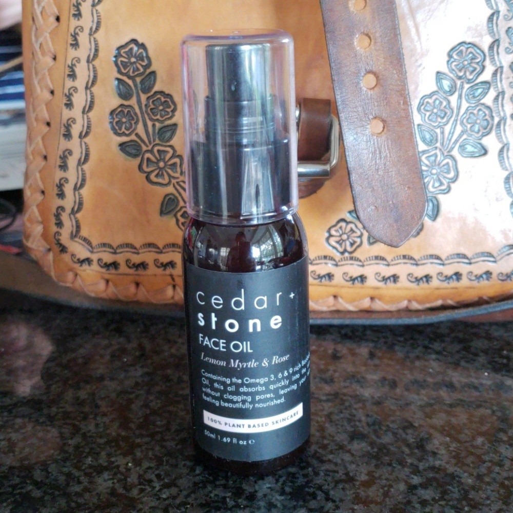 Cedar + Stone Face Oil Lemon Myrtle and Rose